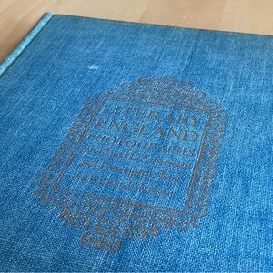 Vintage Literary England Photographs Hardcover Book